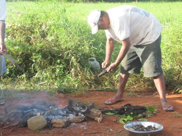 This is how the locals cook eels