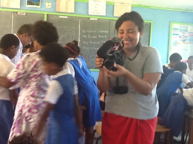 Leila - also with teaching and capturing some memorable moments on video 